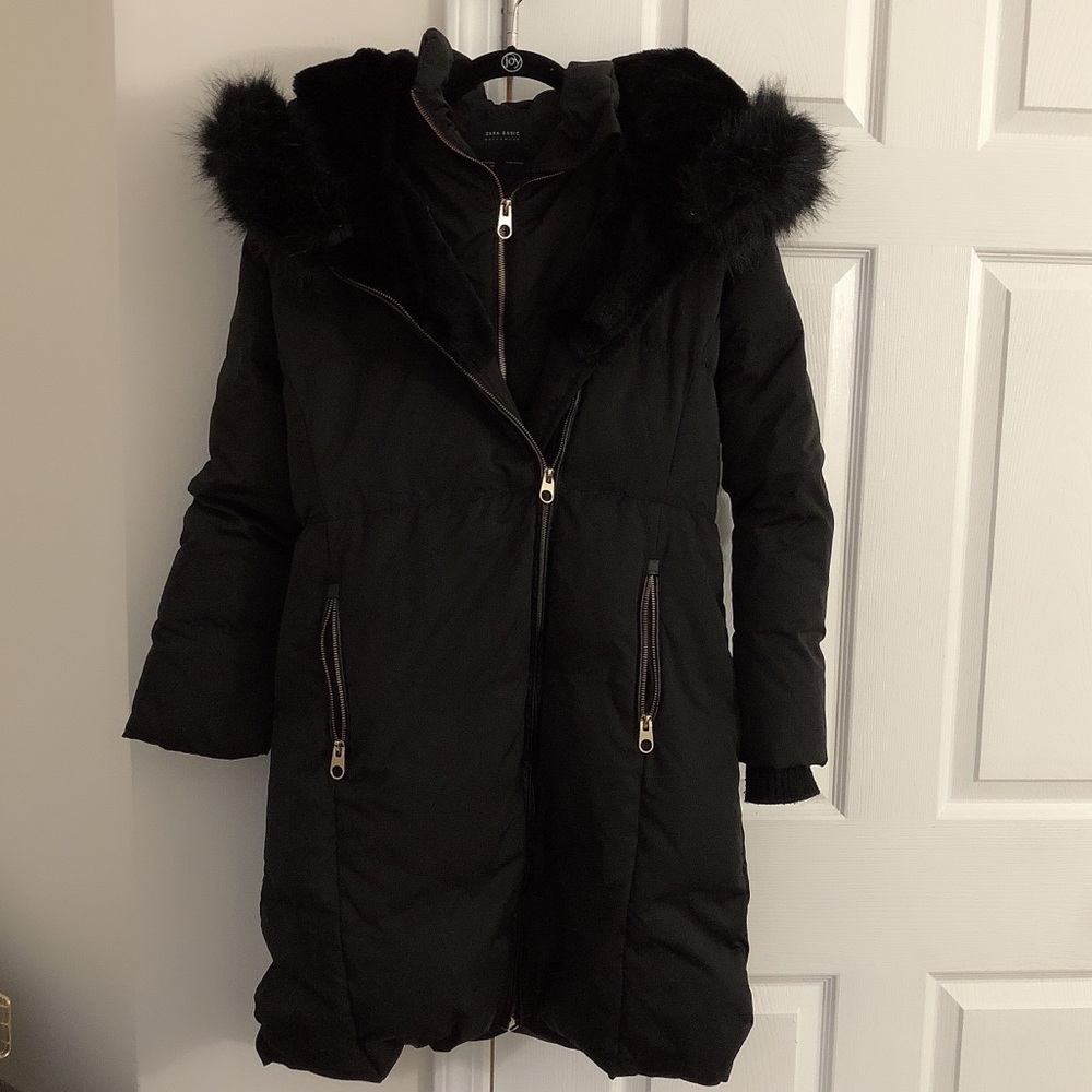 Zara basic outerwear coat